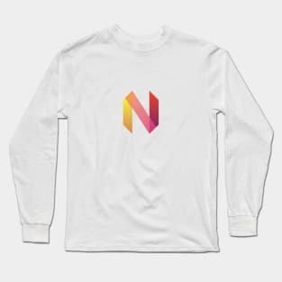 Neovim Text Editor Logo - Fire Version Long Sleeve T-Shirt